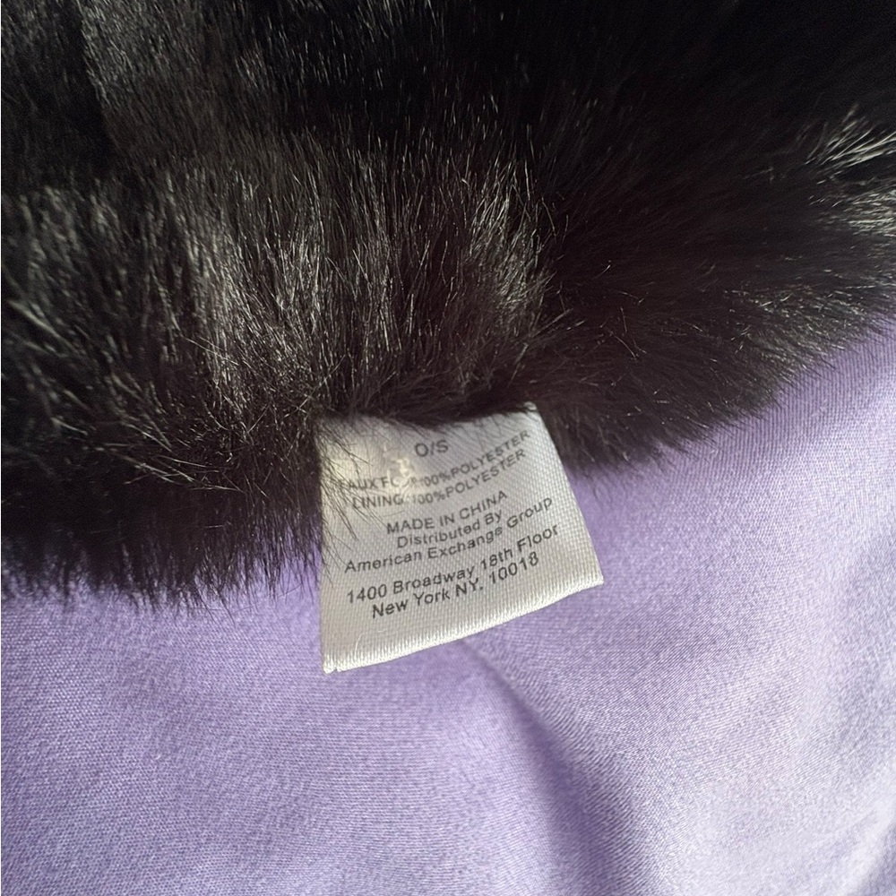 Black  Fur Scarf NEW - Picture 10 of 16